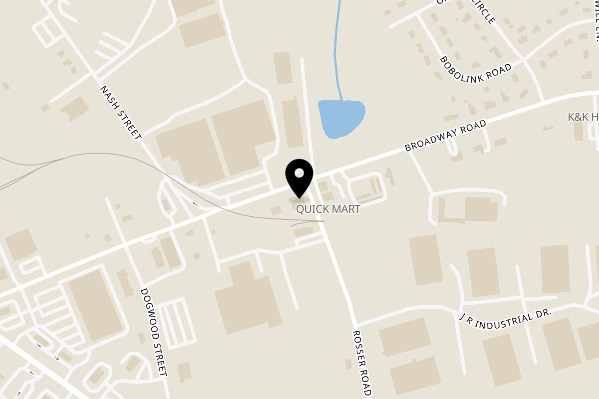 Map showing the location of El Rolas Restaurant & Bar on 824 E Main St in Sanford